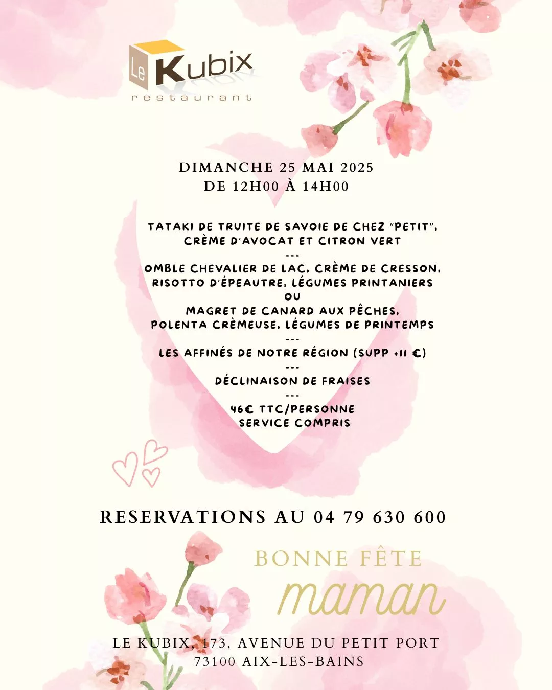 Image for La fête des mères au restaurant Le Kubix