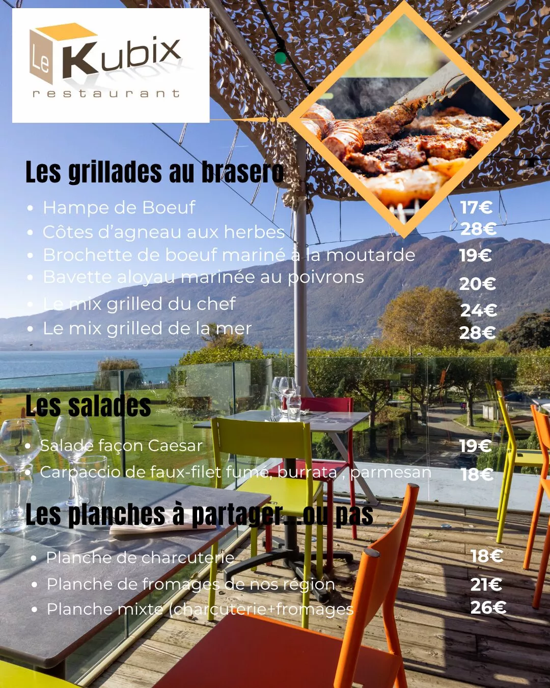 Image for Le brasero du dimanche au restaurant Le Kubix à Aix-les-bains